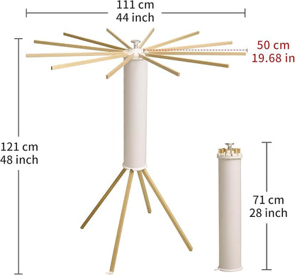 JOOM Four Legs Clothes Drying Rack, Garment Rack Portable and Foldable Space - Image 6