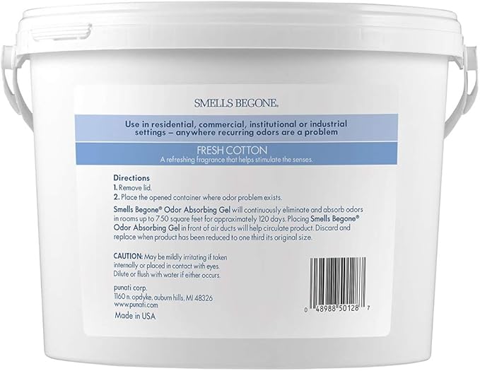 SMELLS BEGONE 1-Gallon Gel Odor Eliminator – High-Capacity, Long-Lasting Odor - Image 3