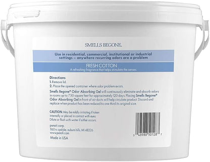 SMELLS BEGONE 1-Gallon Gel Odor Eliminator – High-Capacity, Long-Lasting Odor - Image 3
