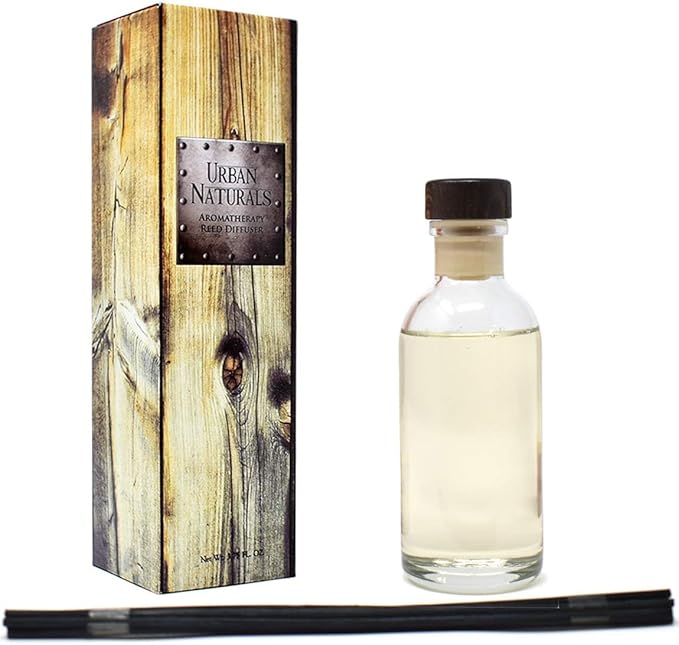 Urban Naturals Black Teakwood Reed Diffuser Scent Sticks Gift Set | Mahogany & - Image 8