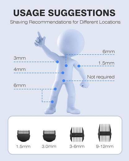 MANSPOT Manscape Hair Finishing Trimmers, Pubic Hair Trimmer - Image 7