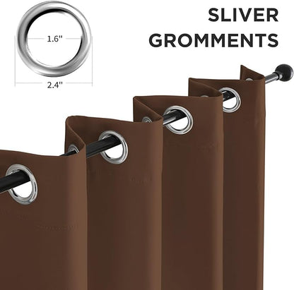 CUCRAF Short Room Darkening Window Curtains - Image 2