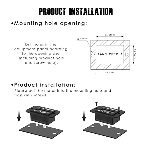 Taikemeti 12-24V LED Battery Level Indicator, Monitoring The Residual Power of - Image 4