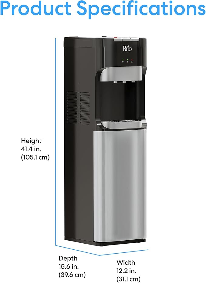 Brio Bottom Loading Water Cooler Dispenser - Image 9