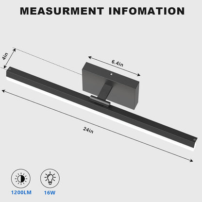 izorro modern bathroom vanity light 24 inch, rotatable, package contents