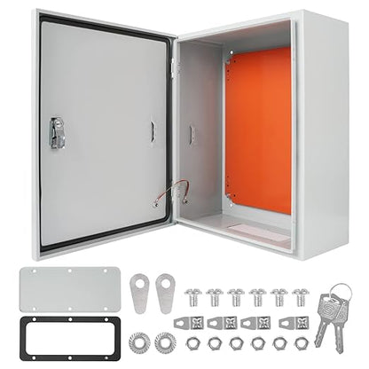 Cold Rolled Steel Electrical Box 23.6'' x 20'' x 8'' Indoor/Outdoor Thick by Yeaborn