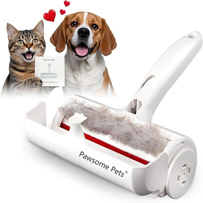 Pawsome Pets Pet Hair Remover Gift Set Reusable Lint Roller Cat and Dog Hair by PawsomePets