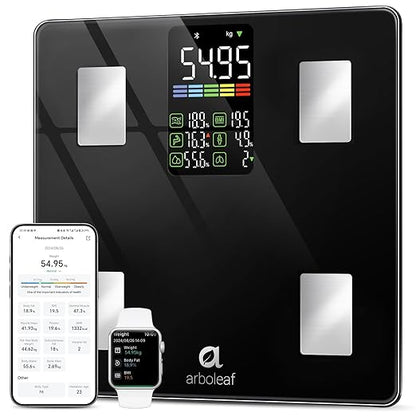 Arboleaf Smart Scale with BMI, Body Fat, Muscle Mass, 14 Composition Metrics by arboleaf
