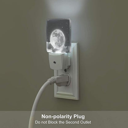 FSHVQKD Moon in Cloud Night Light, Plug-in Nightlights Auto Sensor Night Lamp - Image 5