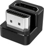 AGVEE 1 Pack 180 Degree Angled HDMI Male to HDMI Female Adapter, U-Shaped by AGVEE