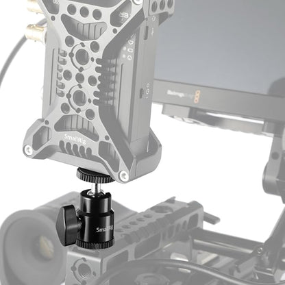 SmallRig 1/4" Camera Hot Shoe Mount, Ballhead Tripod - Image 8