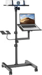ORWOD Projector and Laptop Stand Tripod, 2 Shelves Mobile Laptop Tripod Stand by ORWOD