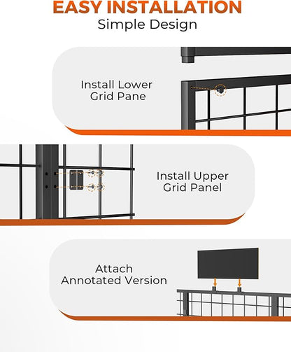 DEMEGA 360° Foldable Grid Wall Panel, Three 6' x 4.25' Ft Double Side Gridwall - Image 9