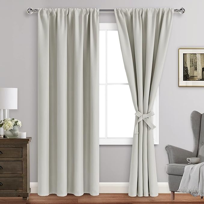 JIUZHEN Blackout Curtains for Bedroom by JIUZHEN