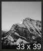 Frame It Easy 33 x 39 Coffee Wood Frame by FrameItEasy
