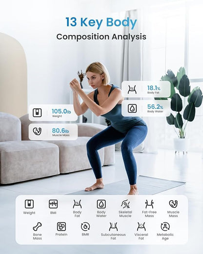 RENPHO Smart Scale for Body Weight, FSA&HSA Eligible, Digital Bathroom Scale - Image 3
