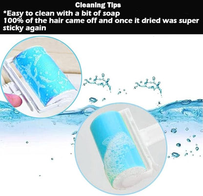 Lint Roller 5 Pack, Reusable Washable Lint Roller Sticky Gel Lint Remover Pet - Image 3