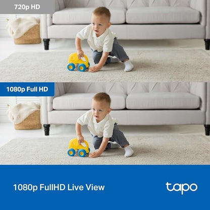 Tapo 1080p Pan/Tilt Indoor/Outdoor Security Camera – Free Person/Baby Cry - Image 4