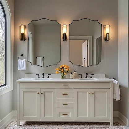 ANDY STAR Brushed Bronze Mirror, Bathroom Mirror - Image 9