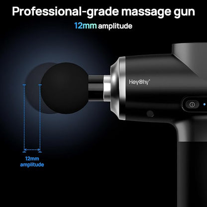 HEYCHY Professional Muscle Massage Gun Deep Tissue, Portable Handheld Massager - Image 3
