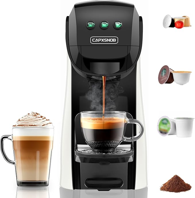 Warriors1 Coffee Maker for Keurig K Cup pod, Espresso Machine for Nespresso by CAPXSNOB