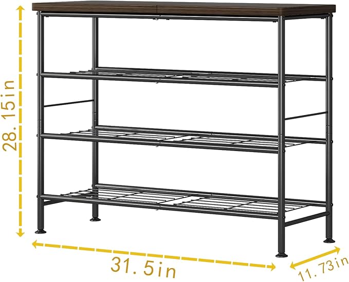SUOERNUO Shoe Rack Organizer 4 Tier - Image 3