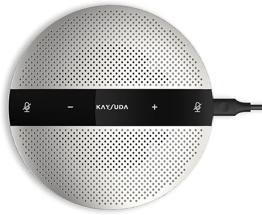 USB Speaker Phone 360° Omnidirectional Microphone Portable Conference by KAYSUDA