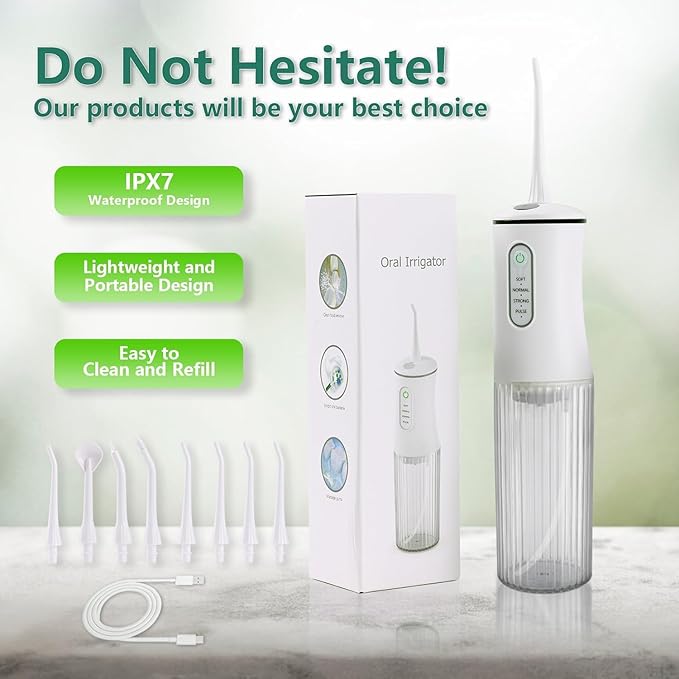 Cordless Water Flosser for Teeth Cleaning Pick - Image 7