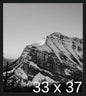 Frame It Easy 33 x 37 Black Wood Frame by FrameItEasy
