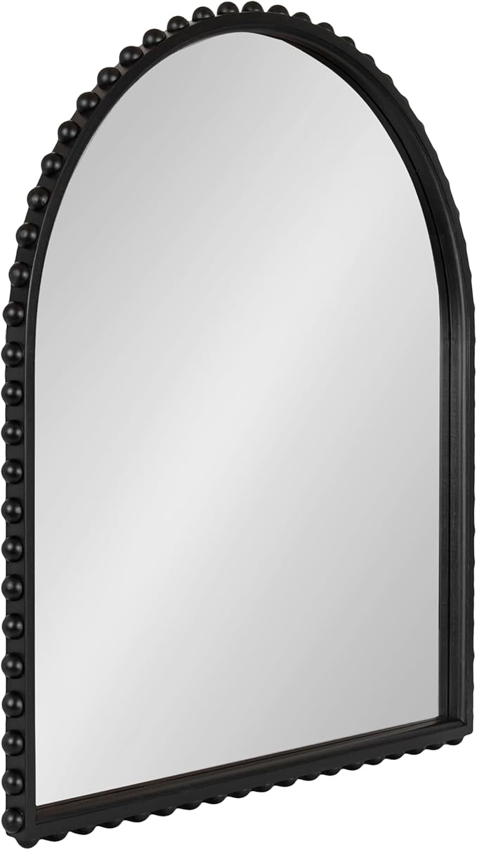 Kate and Laurel Beadbrook Modern Beaded Arched Mirror by KateandLaurel