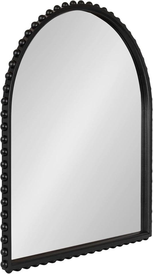 Kate and Laurel Beadbrook Modern Beaded Arched Mirror by KateandLaurel
