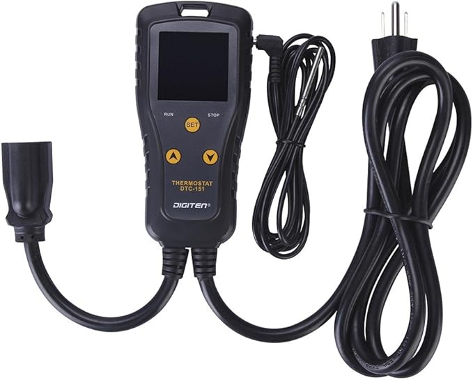 DIGITEN 110V 15A Temperature Controller DTC151 Plug in Thermostat Outlet - Image 3