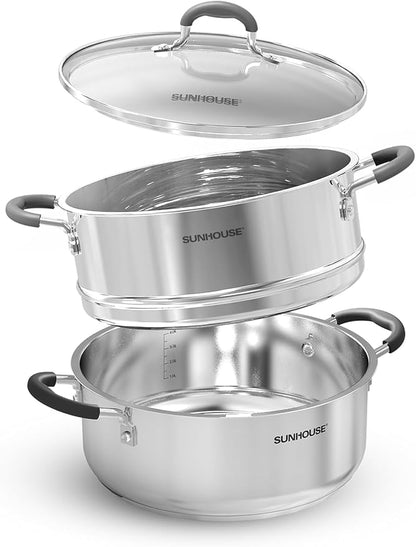 SUNHOUSE - 4.6 Quart Steamer Pots by SUNHOUSE