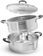 SUNHOUSE - 4.6 Quart Steamer Pots by SUNHOUSE
