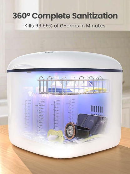 GROWNSY UV Sanitizer and Dryer, 4in1 Cleaner and Sanitizing Machine UV - Image 2