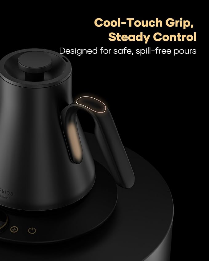 Cocinare FLOW B9 Gooseneck Electric Kettle, Precise Temperature Control - Image 6