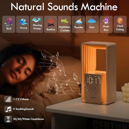 WILIT Digital Alarm Clock, Sunrise Alarm Clock - Image 5