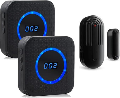 SanJie Wireless Door Chime for Business When Entering Door Entry Chime Door Bell by SANJIEGuardSecurity