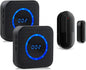 SanJie Wireless Door Chime for Business When Entering Door Entry Chime Door Bell by SANJIEGuardSecurity