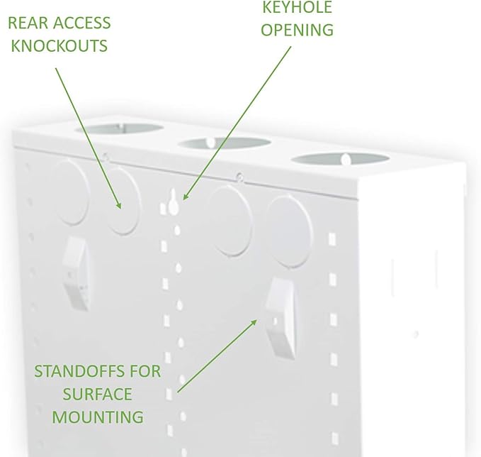Legrand - OnQ 14 Inch Cable Management, In-Wall 20-Gauge Media Box, Structured - Image 10