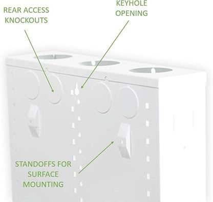 Legrand - OnQ 14 Inch Cable Management, In-Wall 20-Gauge Media Box, Structured - Image 10