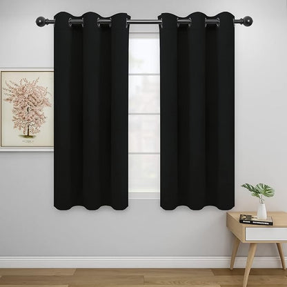 Easy-Going Blackout Curtains for Bedroom, Solid Thermal Insulated Grommet and by Easy-Going