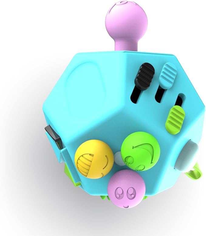 Fidget Dodecagon –12-Side Fidget Toys Cube Relieves Stress and Anxiety Anti - Image 4