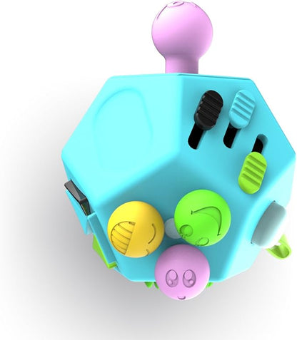Fidget Dodecagon –12-Side Fidget Toys Cube Relieves Stress and Anxiety Anti - Image 4