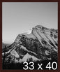 Frame It Easy 33 x 40 Merlot Wood Frame by FrameItEasy