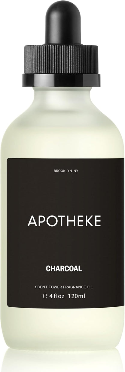 Apotheke Scent Tower Aromatherapy Diffuser Fragrance Refill, Charcoal by Apotheke