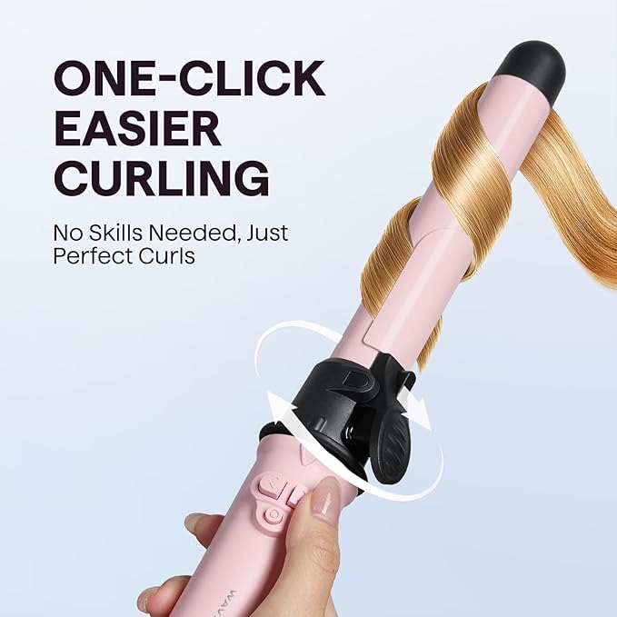 Wavytalk Rotating Curling Iron, 1 Inch Automatic Waver - Image 2