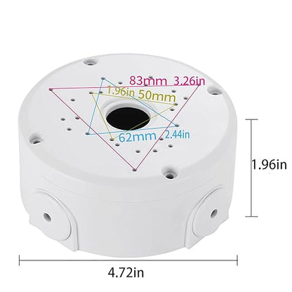 Universal Bullet Security Camera Junction Box Mount Bracket Plastic Rainproof - Image 6