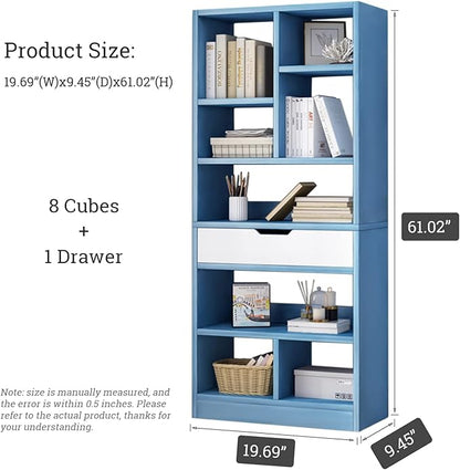 IOTXY Wooden Open Shelf Bookcase - Image 3
