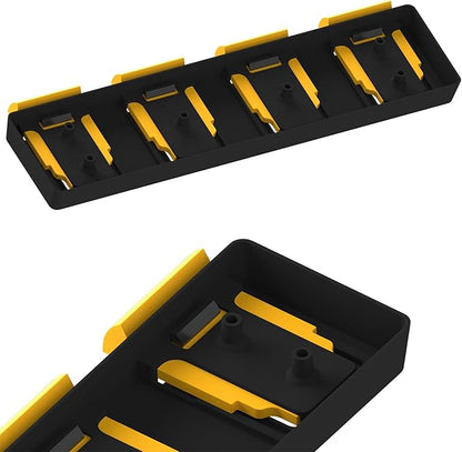Battery Rack Compatible with DeWalt 20V Battery Holder, Mount 4 Slot Bulk - Image 2